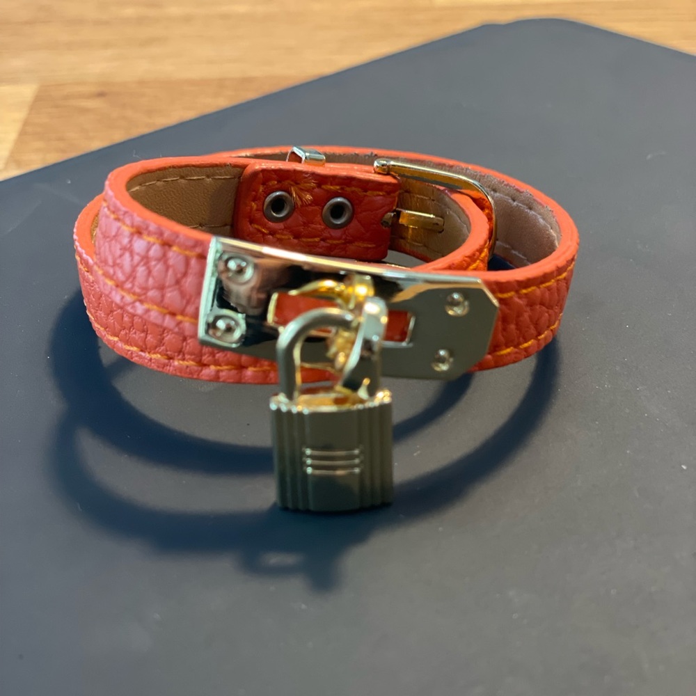 Beautiful leather bracelet